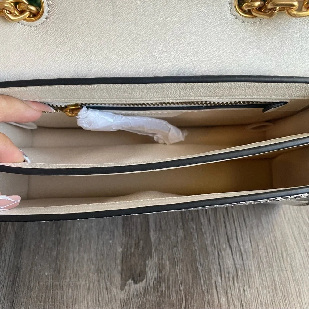 Rare hard to find Tory‎ burch snake print shoulder bag